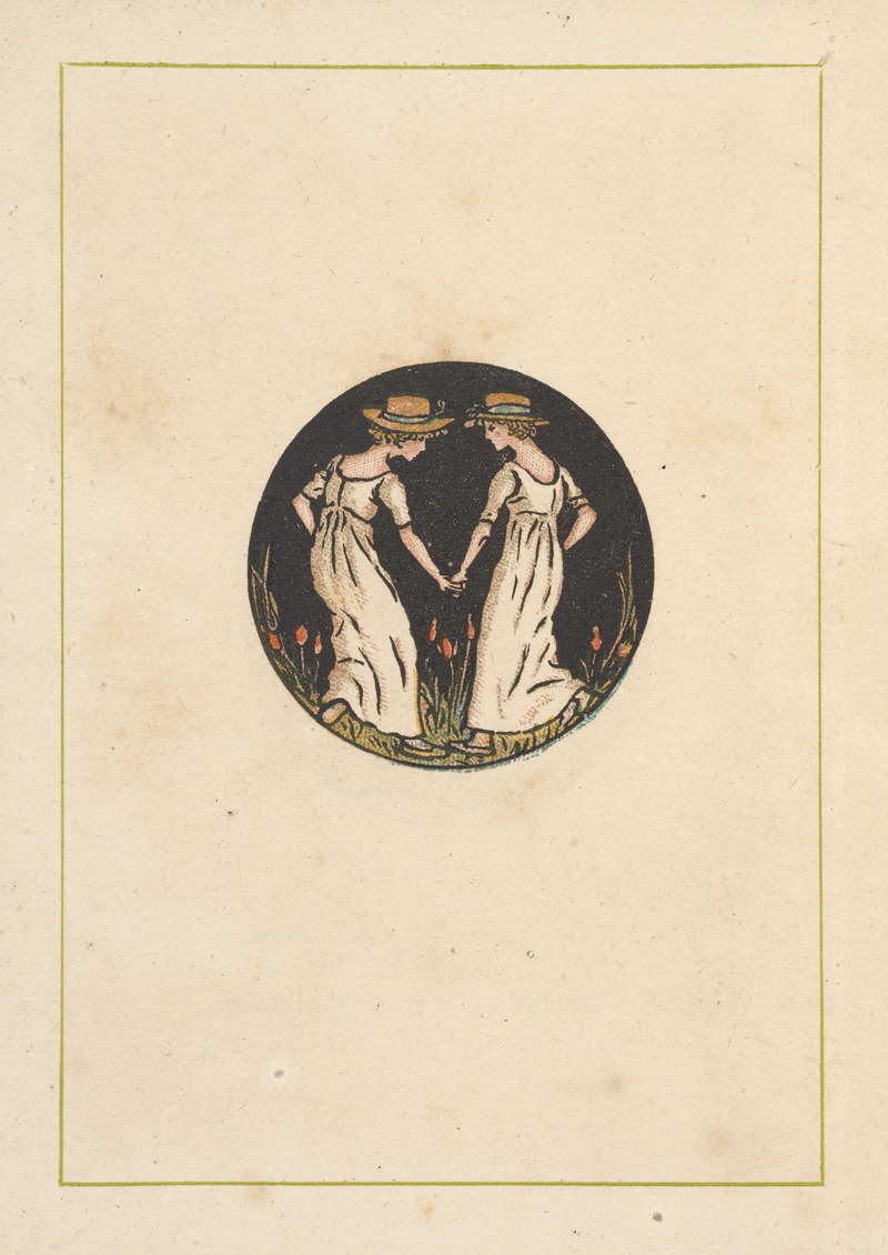 Kate Greenaway - Two children
