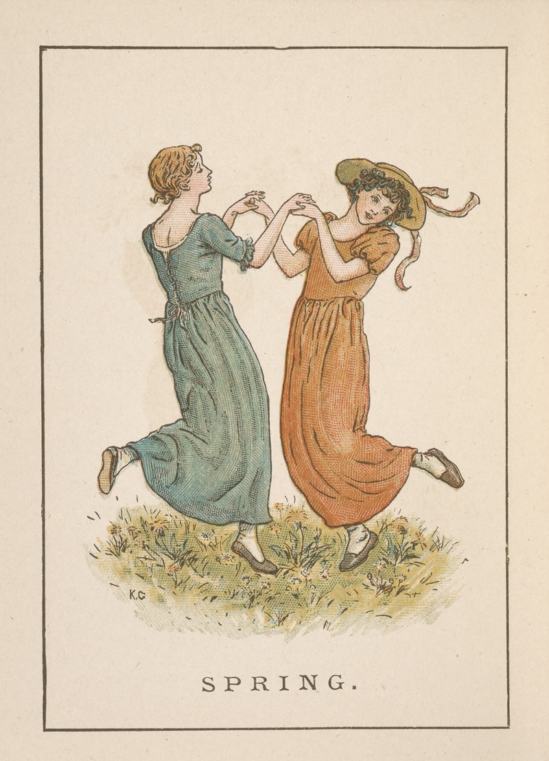 Kate Greenaway - Spring