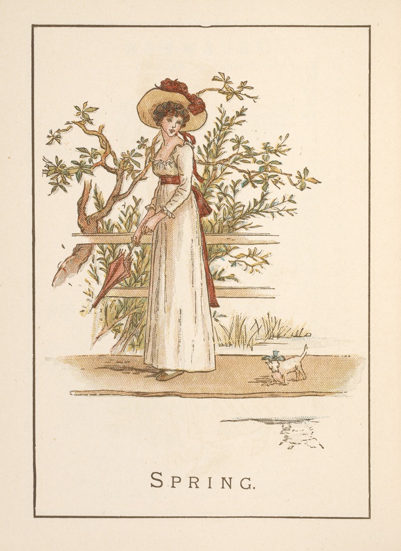 Kate Greenaway - Spring