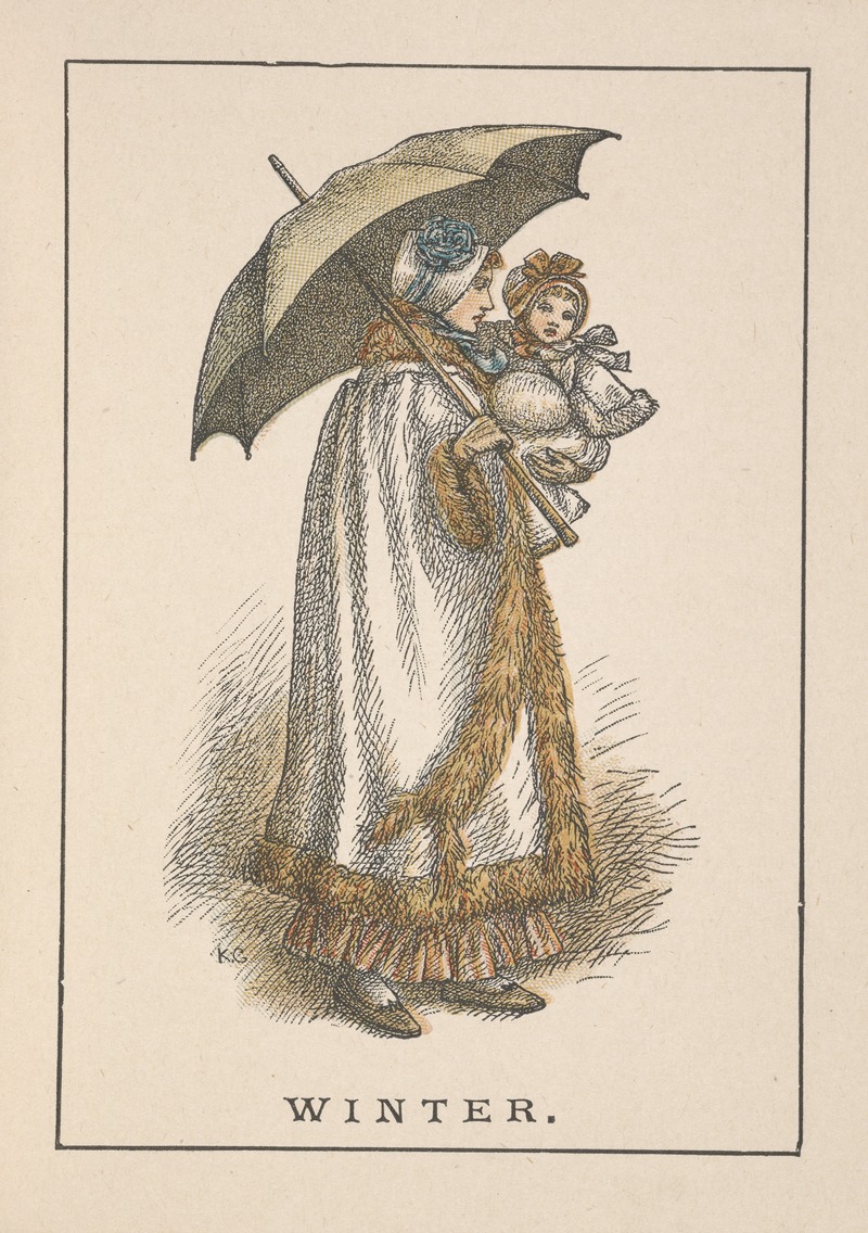 Kate Greenaway - Winter