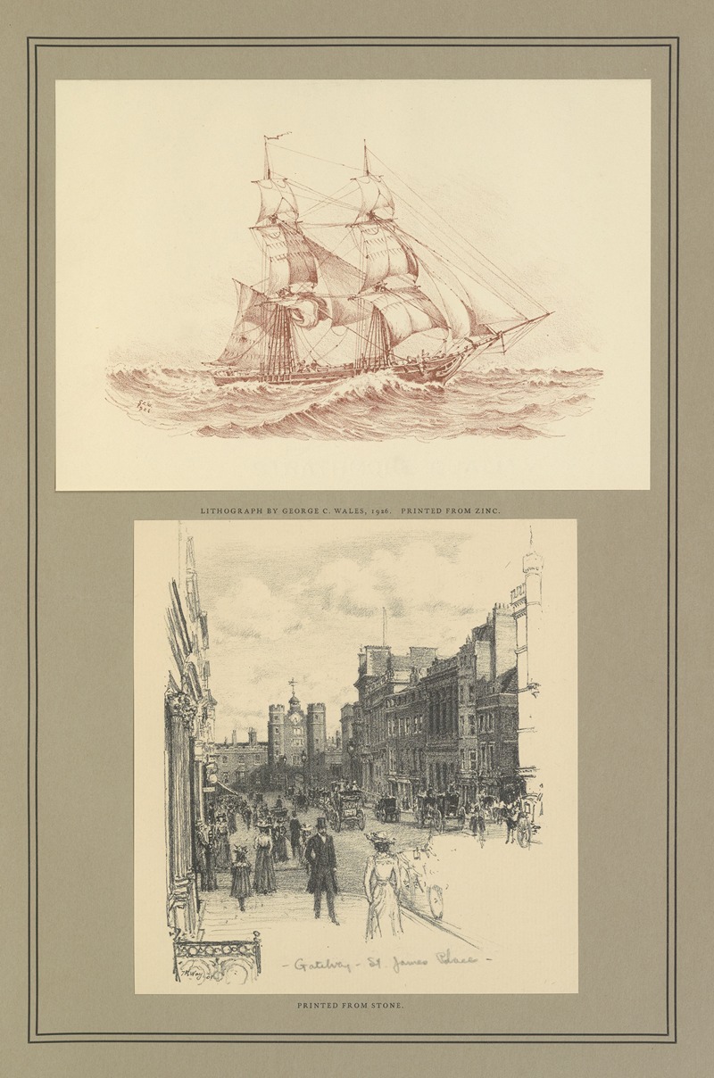 Louis Arthur Holman - Lithography