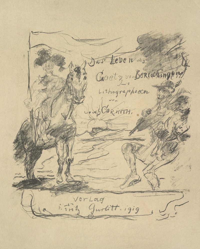 Lovis Corinth - Das Leben des Götz von Berlichingen Pl.01