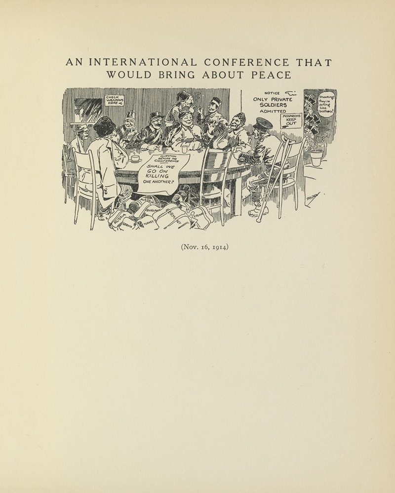 Luther Daniels Bradley - An International Conference That Would Bring About Peace
