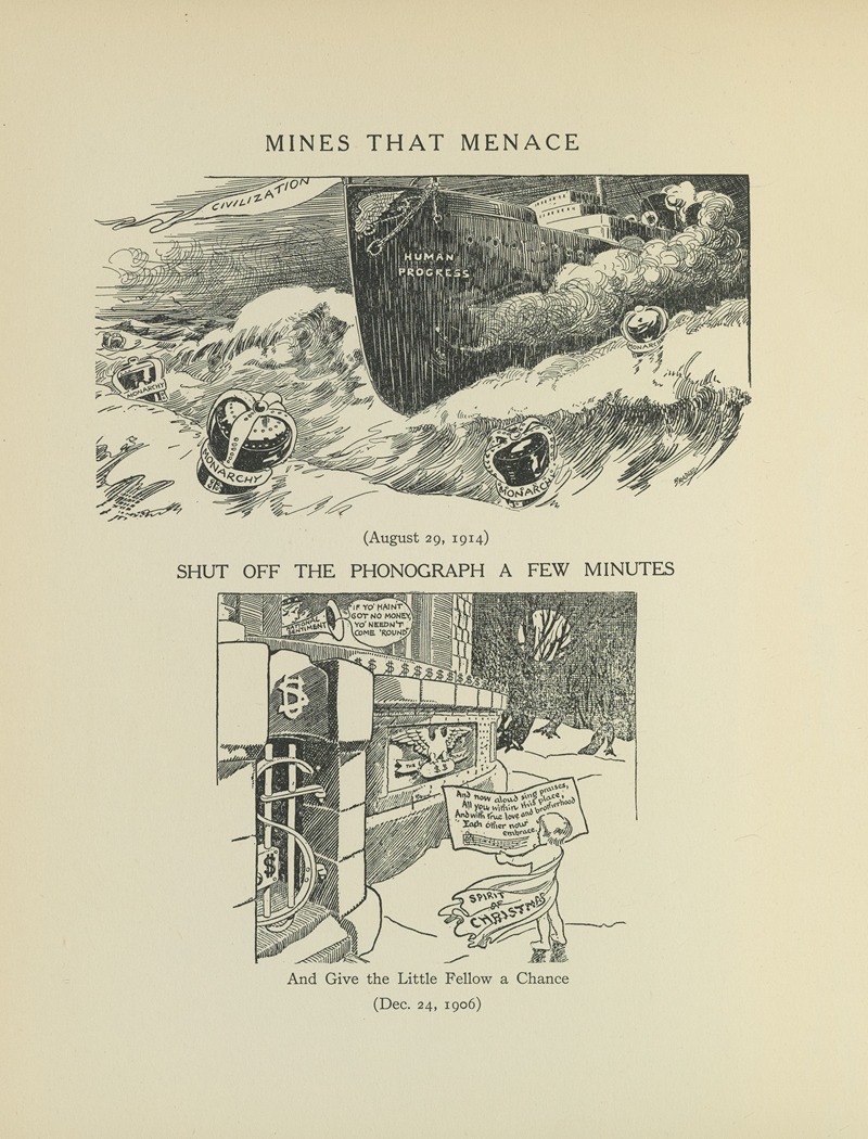 Luther Daniels Bradley - Mines That Menace; Shut Off The Phonograph A Few Minutes