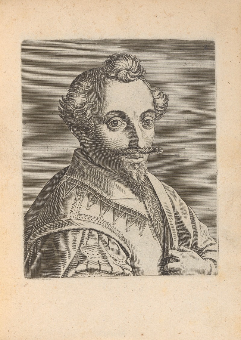Philip Galle - Male, Turned to Right