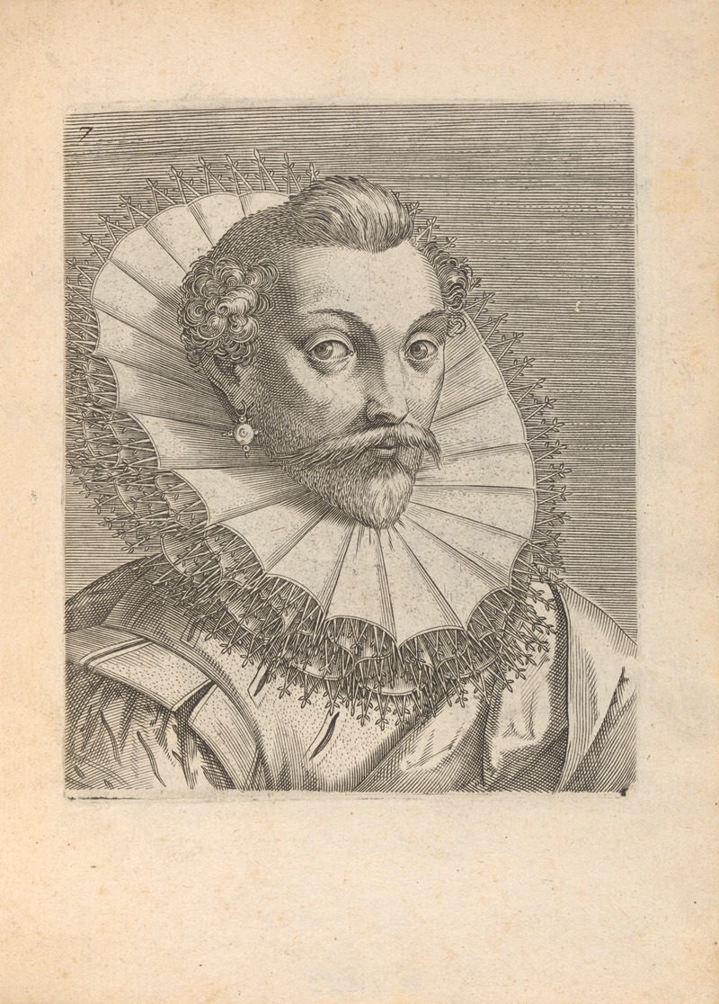 Philip Galle - Male, Tunred to Right