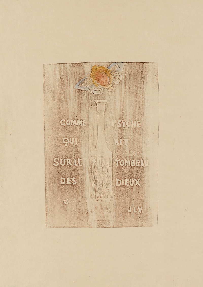 Pierre Roche - Comme Psyché qui rit sur le tombeau des dieux