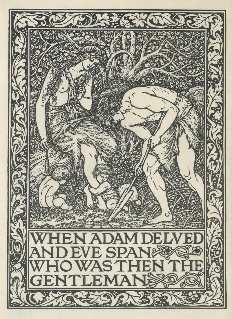 Sir Edward Coley Burne-Jones - A dream of John Ball ; and, A king’s lesson.