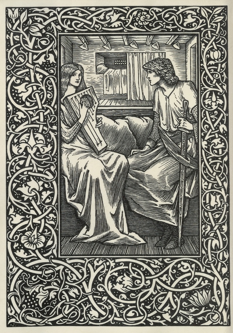Sir Edward Coley Burne-Jones - Sire Degrevaunt