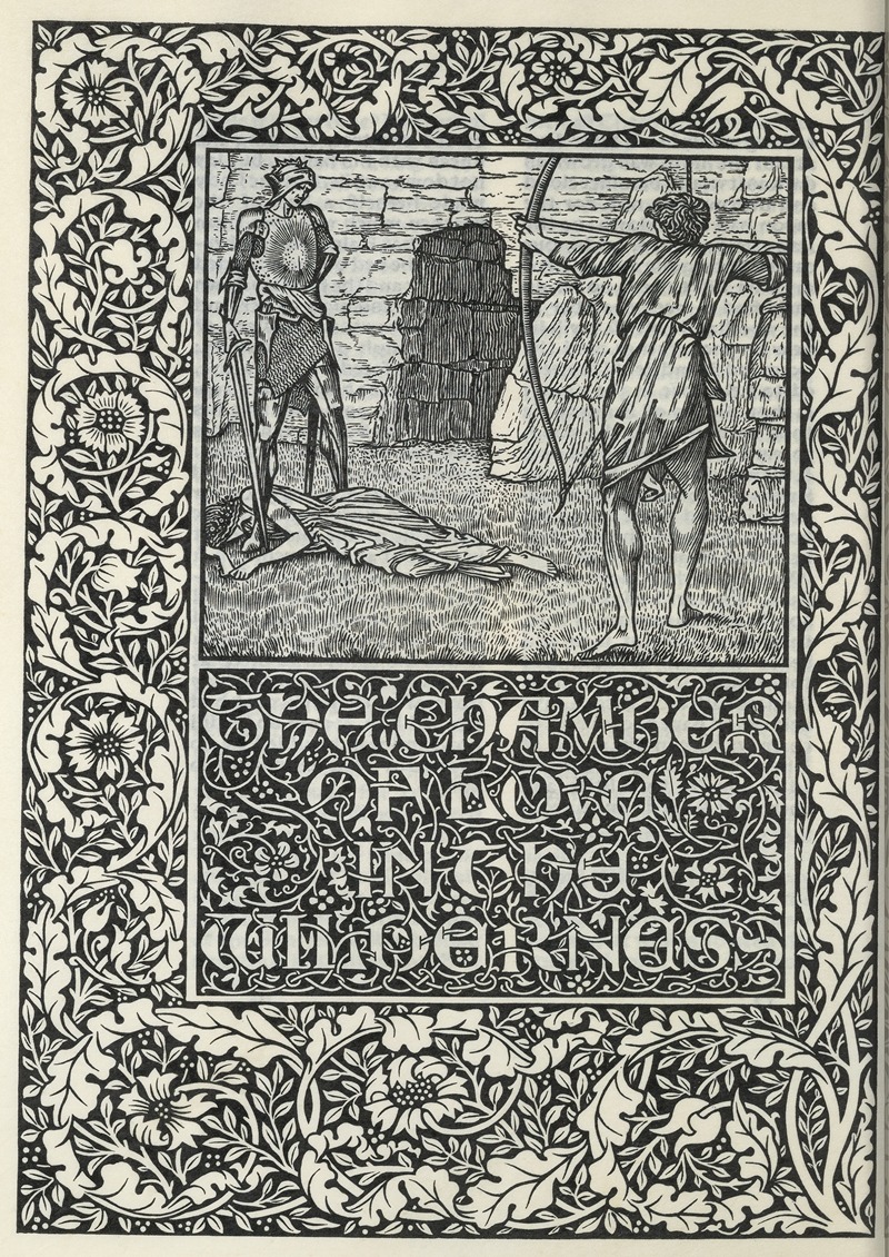 Sir Edward Coley Burne-Jones - The well at the world’s end – The Chamber of love in the wilderness