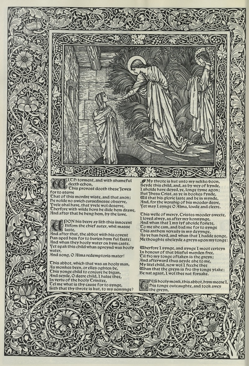 Sir Edward Coley Burne-Jones - The works of Geoffrey Chaucer Pl.11