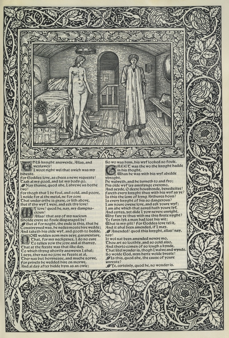 Sir Edward Coley Burne-Jones - The works of Geoffrey Chaucer Pl.14