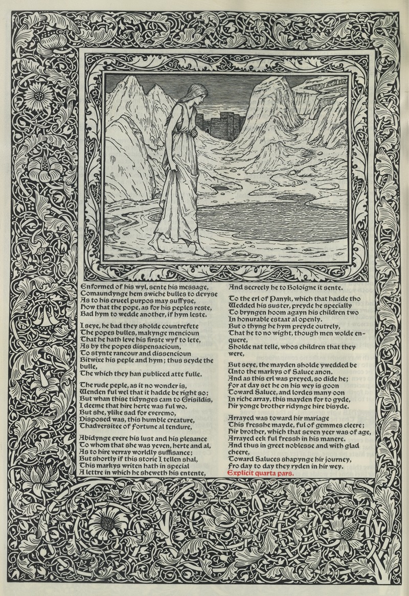 Sir Edward Coley Burne-Jones - The works of Geoffrey Chaucer Pl.19