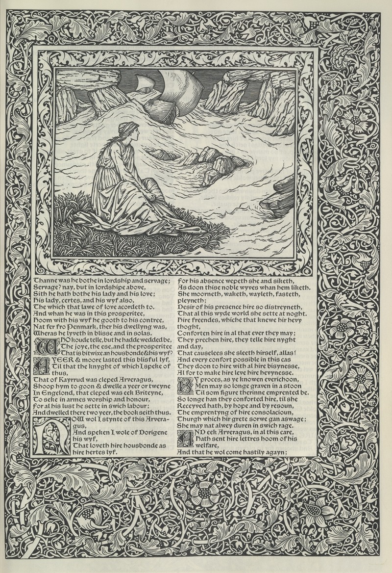 Sir Edward Coley Burne-Jones - The works of Geoffrey Chaucer Pl.23