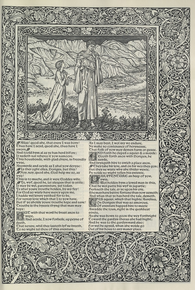 Sir Edward Coley Burne-Jones - The works of Geoffrey Chaucer Pl.27