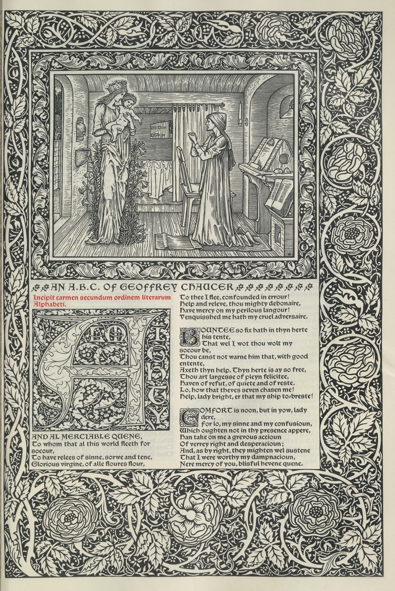Sir Edward Coley Burne-Jones - The works of Geoffrey Chaucer Pl.30
