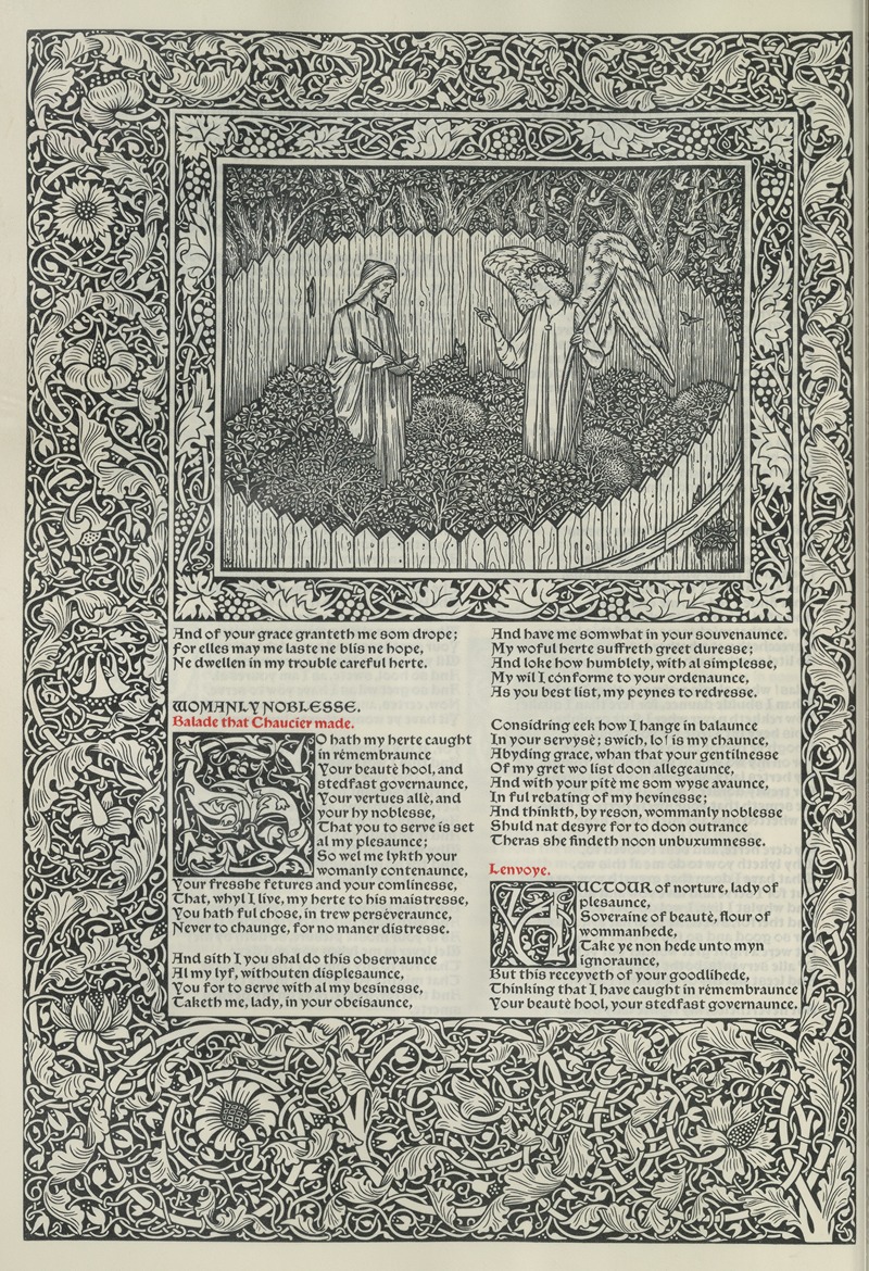 Sir Edward Coley Burne-Jones - The works of Geoffrey Chaucer Pl.31