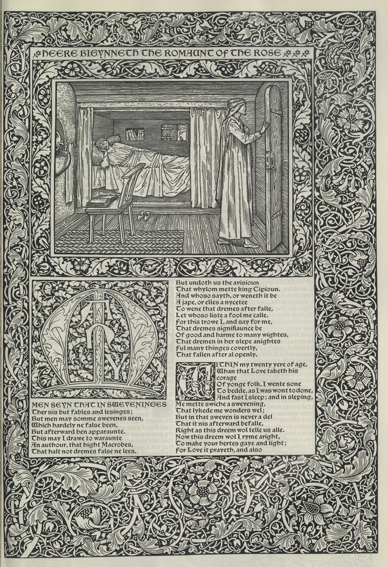 Sir Edward Coley Burne-Jones - The works of Geoffrey Chaucer Pl.32