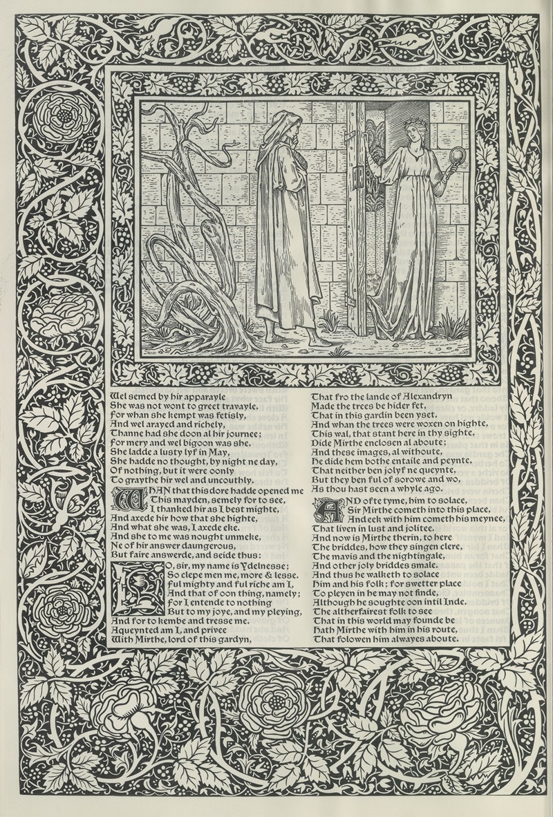 Sir Edward Coley Burne-Jones - The works of Geoffrey Chaucer Pl.36