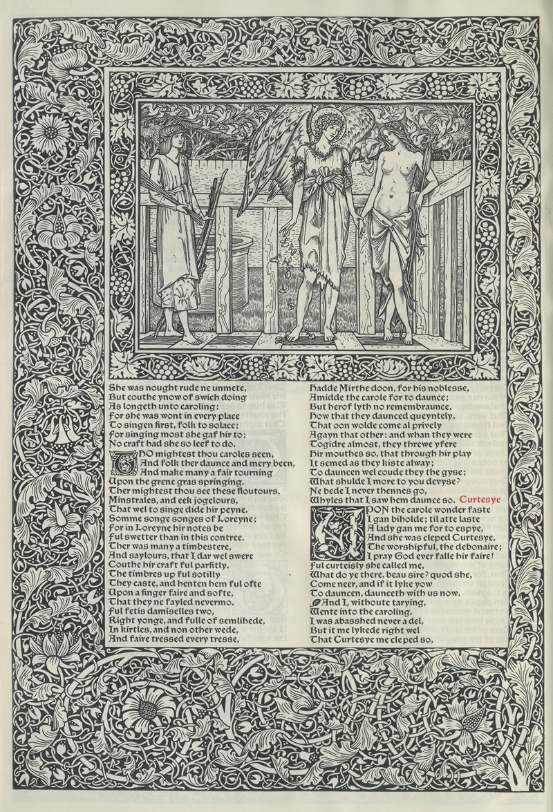 Sir Edward Coley Burne-Jones - The works of Geoffrey Chaucer Pl.37