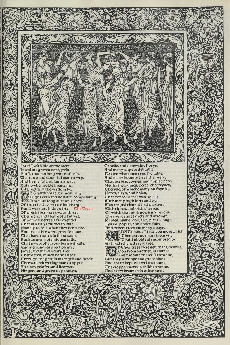 Sir Edward Coley Burne-Jones - The works of Geoffrey Chaucer Pl.41