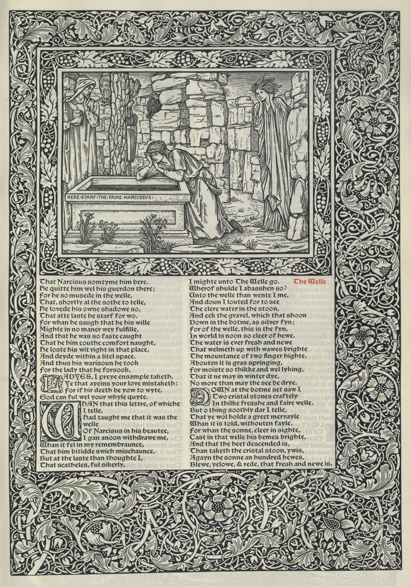 Sir Edward Coley Burne-Jones - The works of Geoffrey Chaucer Pl.42