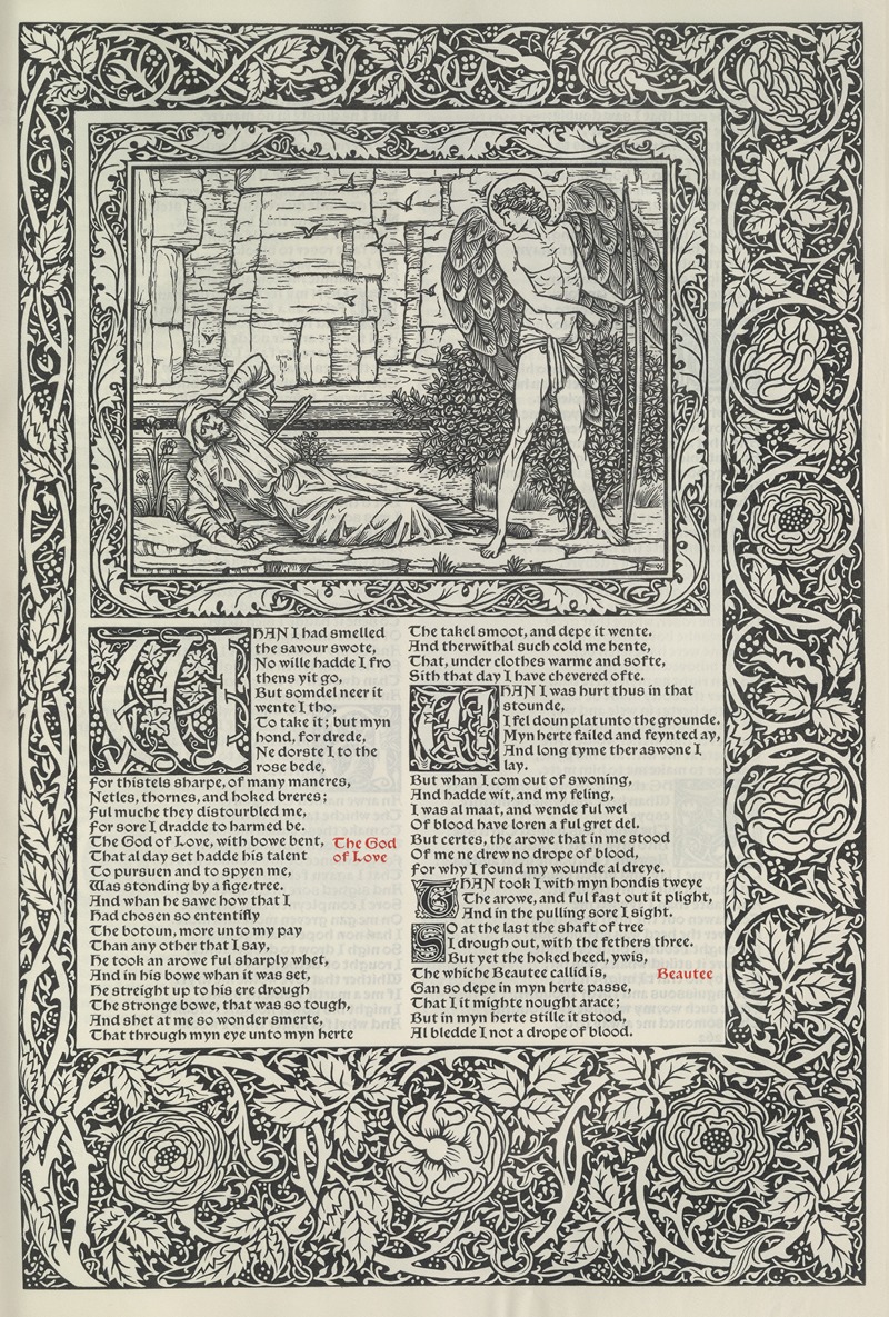 Sir Edward Coley Burne-Jones - The works of Geoffrey Chaucer Pl.43
