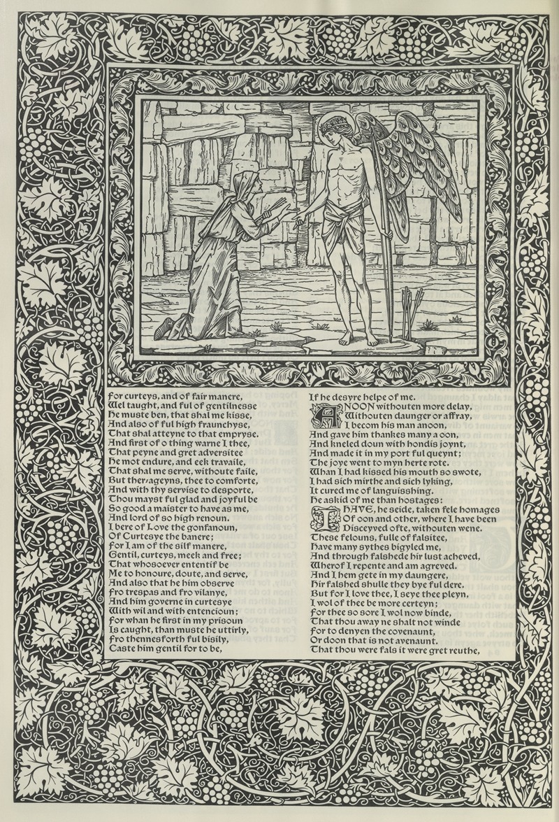 Sir Edward Coley Burne-Jones - The works of Geoffrey Chaucer Pl.44