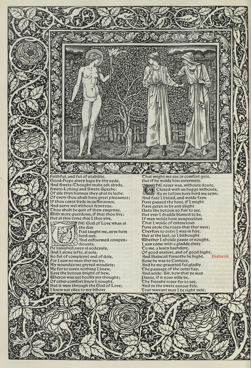 Sir Edward Coley Burne-Jones - The works of Geoffrey Chaucer Pl.45