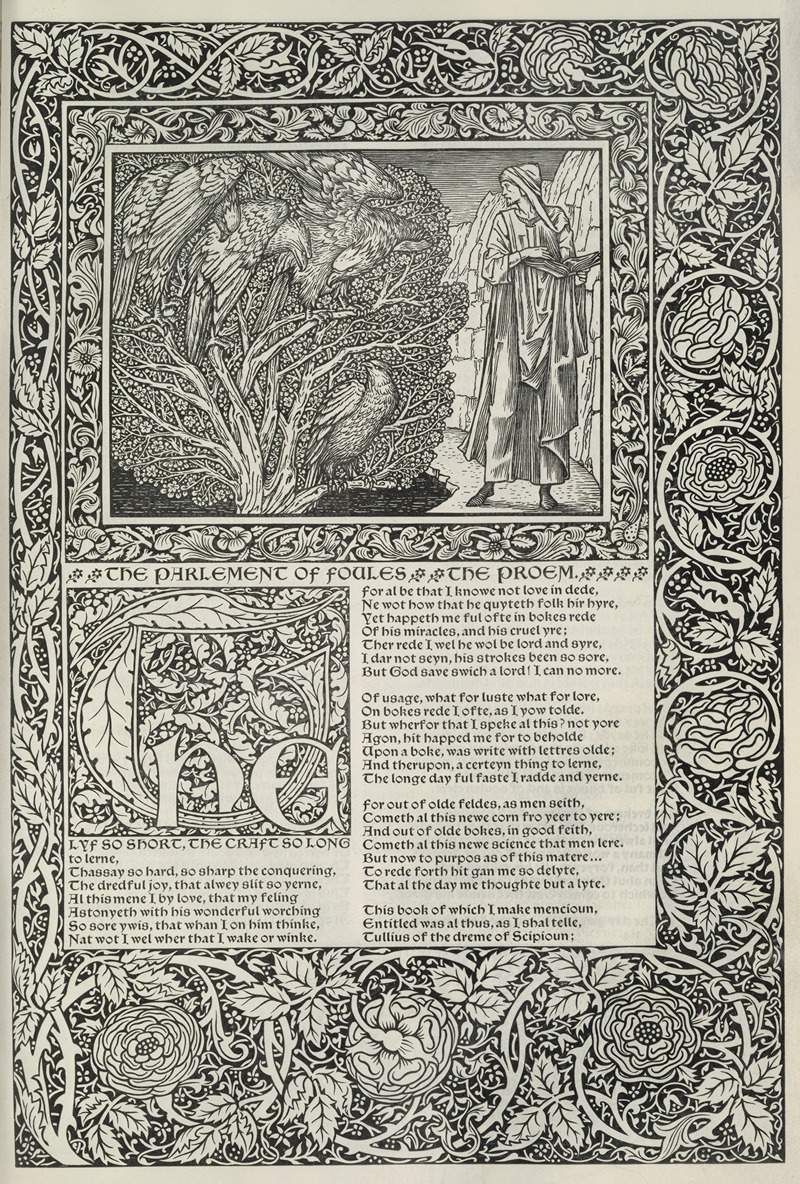 Sir Edward Coley Burne-Jones - The works of Geoffrey Chaucer Pl.49