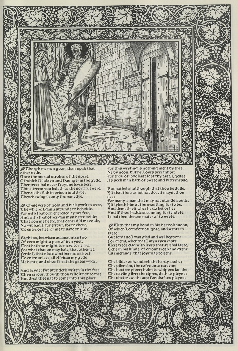 Sir Edward Coley Burne-Jones - The works of Geoffrey Chaucer Pl.50
