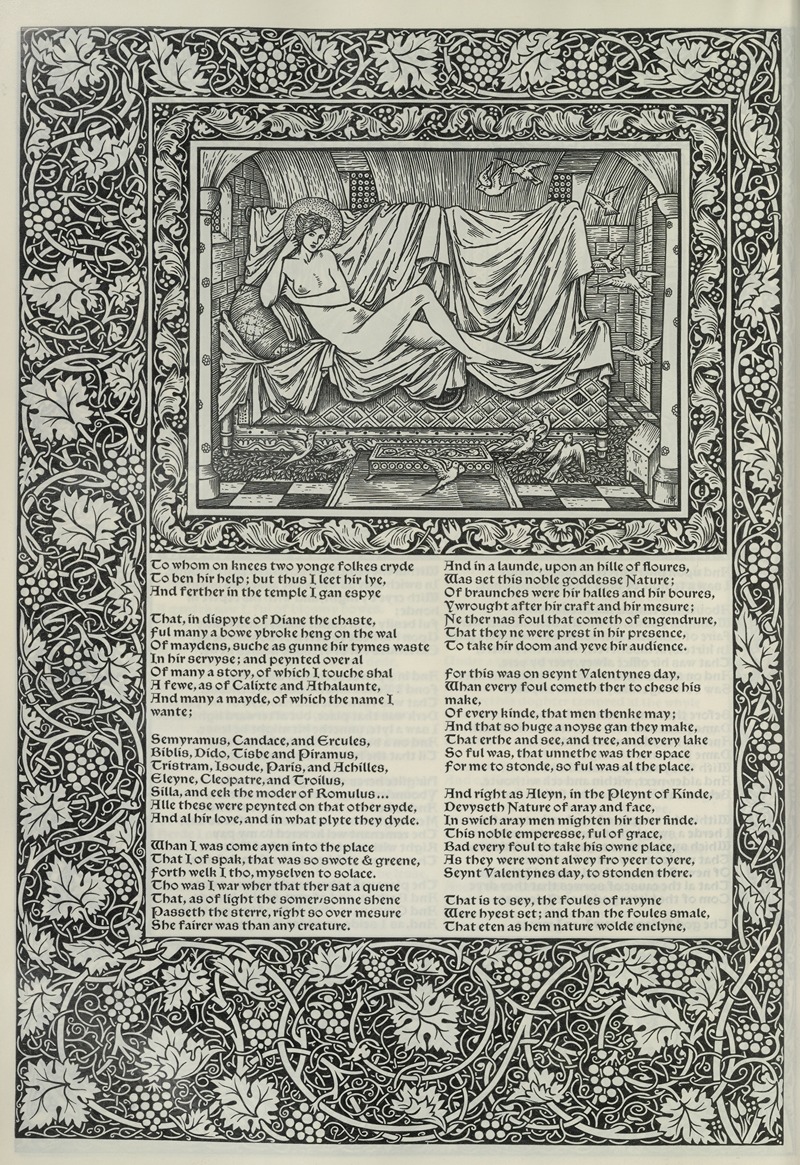 Sir Edward Coley Burne-Jones - The works of Geoffrey Chaucer Pl.53