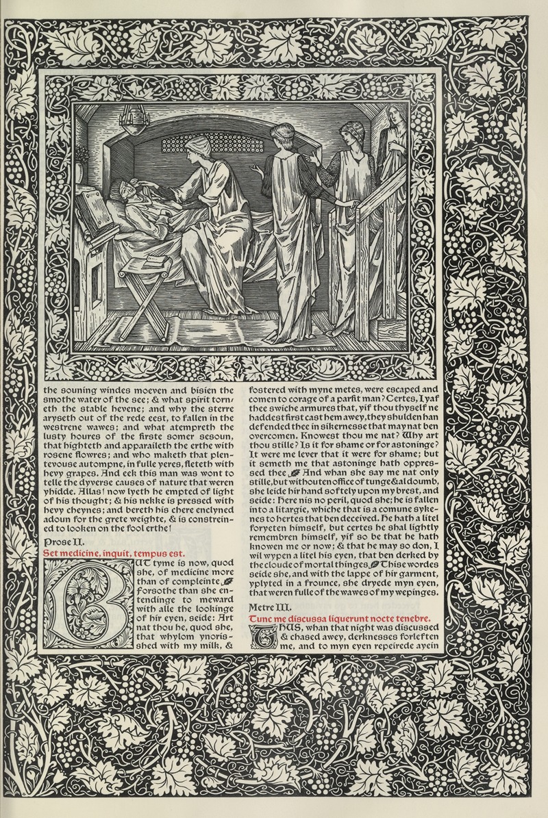 Sir Edward Coley Burne-Jones - The works of Geoffrey Chaucer Pl.56