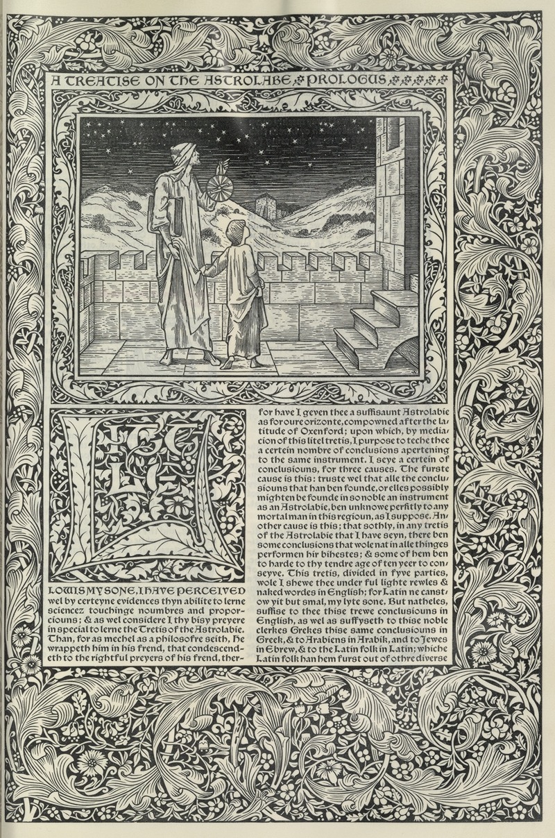 Sir Edward Coley Burne-Jones - The works of Geoffrey Chaucer Pl.58