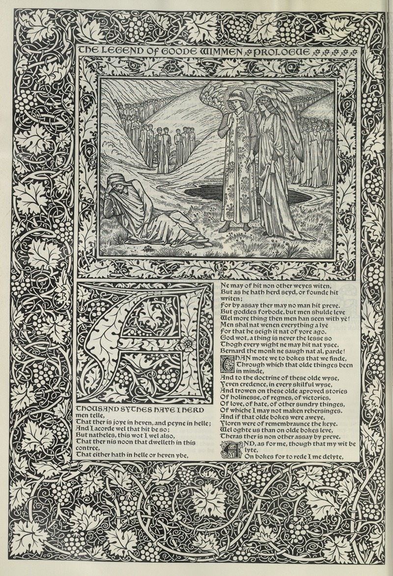 Sir Edward Coley Burne-Jones - The works of Geoffrey Chaucer Pl.59