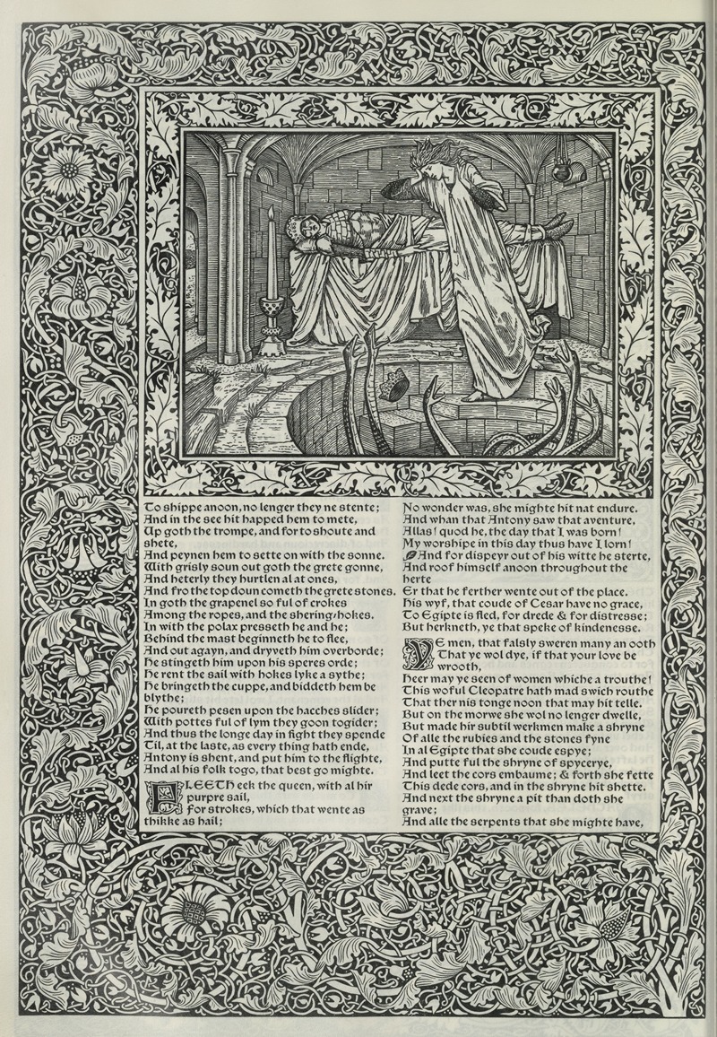 Sir Edward Coley Burne-Jones - The works of Geoffrey Chaucer Pl.60