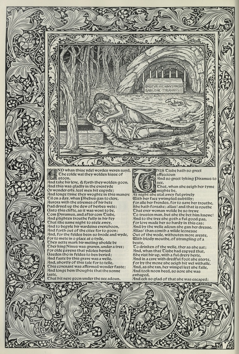 Sir Edward Coley Burne-Jones - The works of Geoffrey Chaucer Pl.61