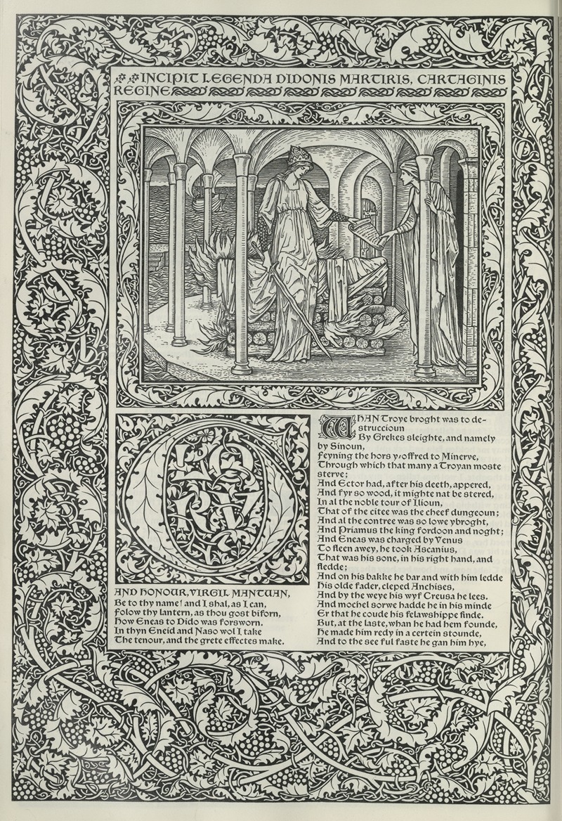 Sir Edward Coley Burne-Jones - The works of Geoffrey Chaucer Pl.62