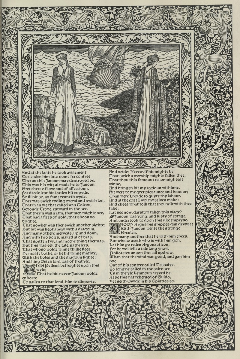 Sir Edward Coley Burne-Jones - The works of Geoffrey Chaucer Pl.63