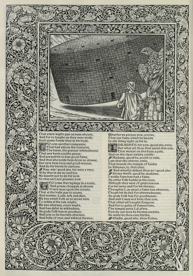 Sir Edward Coley Burne-Jones - The works of Geoffrey Chaucer Pl.76