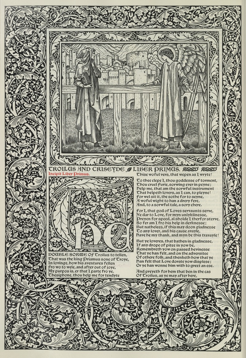 Sir Edward Coley Burne-Jones - The works of Geoffrey Chaucer Pl.78