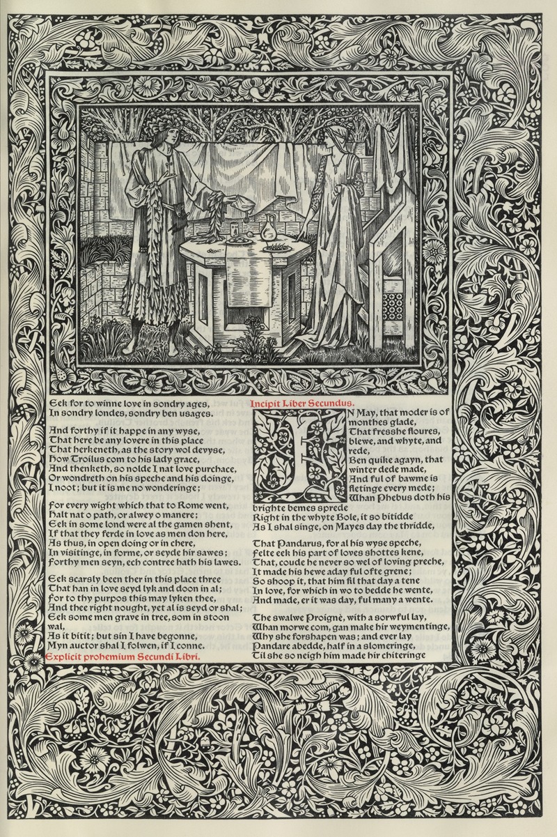 Sir Edward Coley Burne-Jones - The works of Geoffrey Chaucer Pl.81