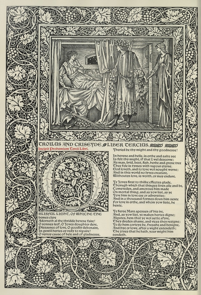 Sir Edward Coley Burne-Jones - The works of Geoffrey Chaucer Pl.82