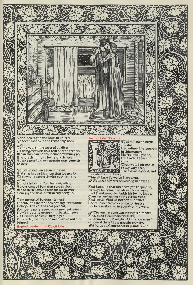 Sir Edward Coley Burne-Jones - The works of Geoffrey Chaucer Pl.83