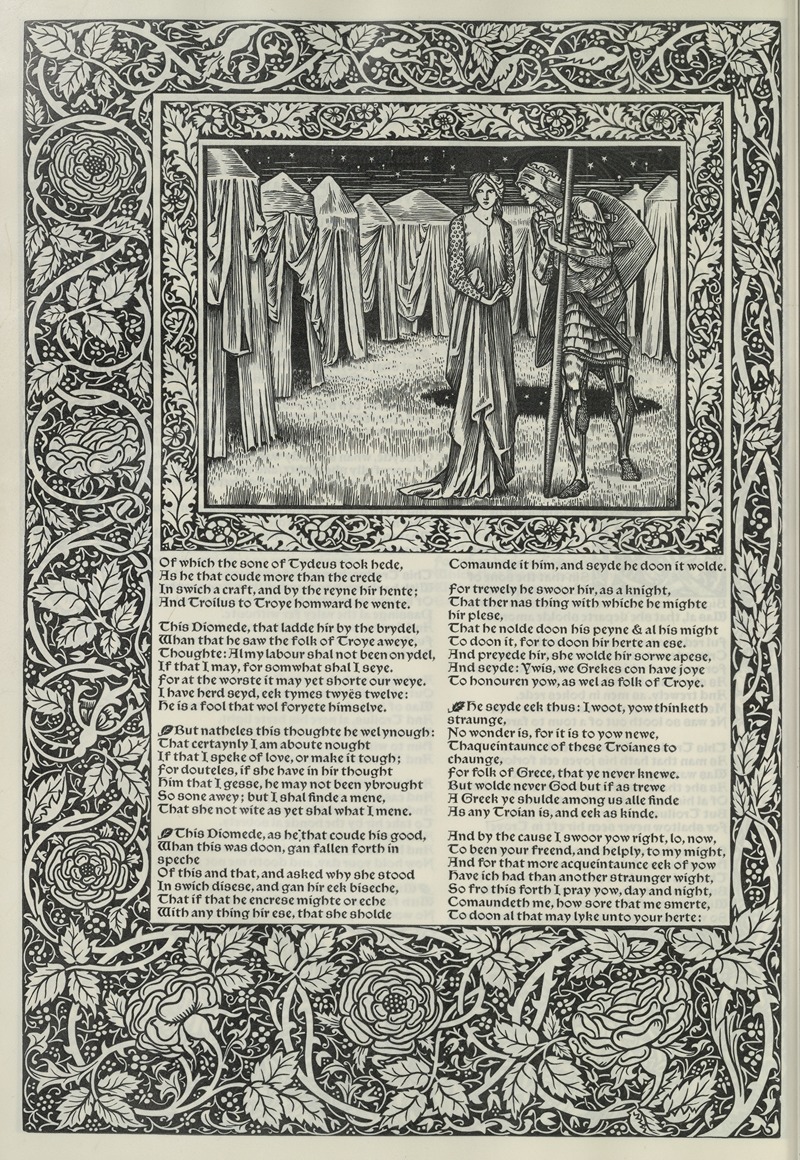 Sir Edward Coley Burne-Jones - The works of Geoffrey Chaucer Pl.86