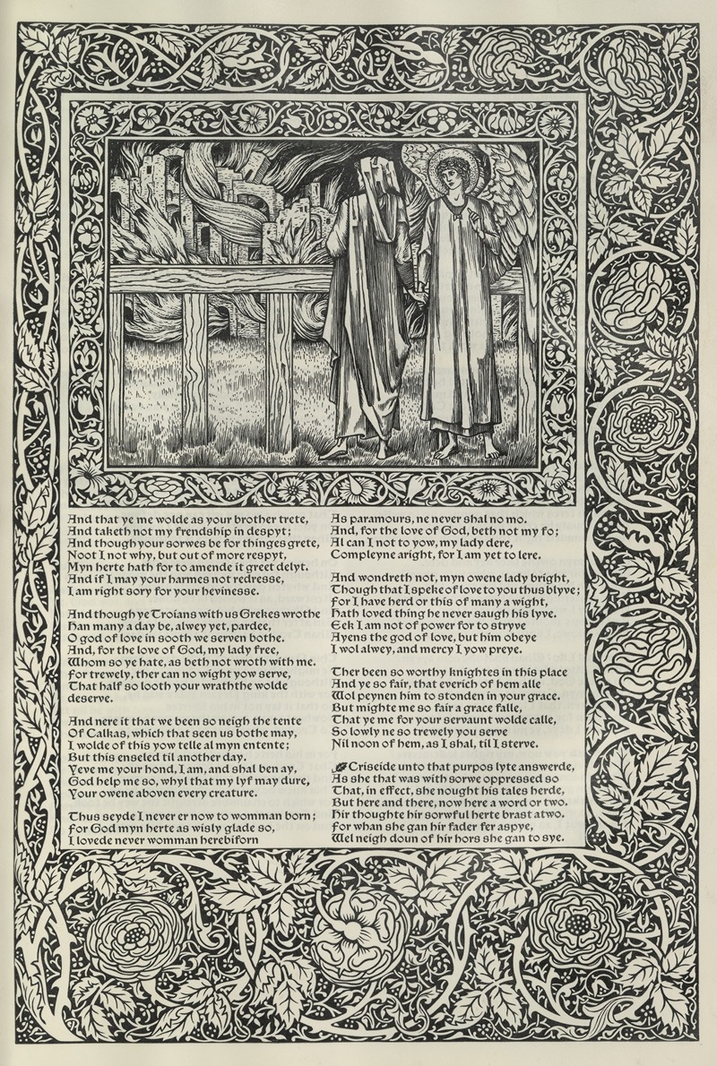 Sir Edward Coley Burne-Jones - The works of Geoffrey Chaucer Pl.87
