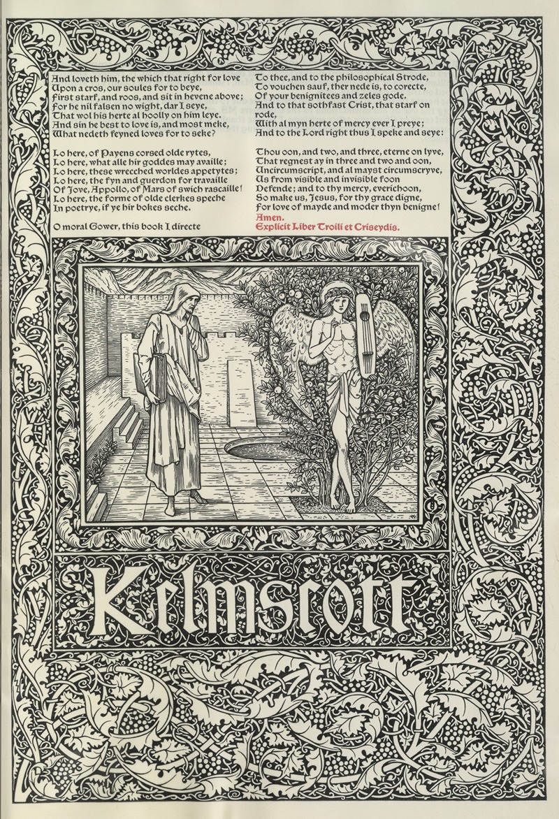 Sir Edward Coley Burne-Jones - The works of Geoffrey Chaucer Pl.88