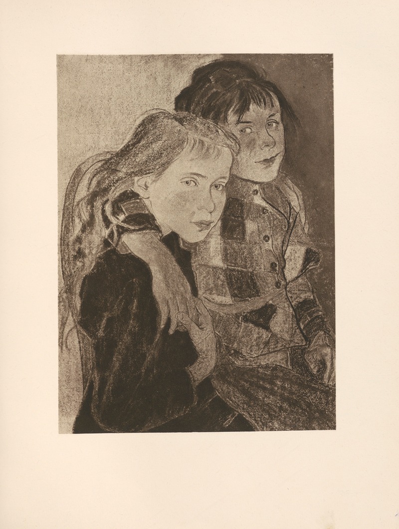 Stanisław Wyspiański - Dwie Dziewczynki