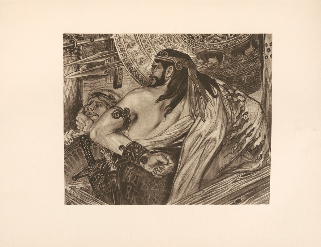 Stanisław Wyspiański - Agamemnon powstaje na Achillesa i Menelaosa (Iljada)