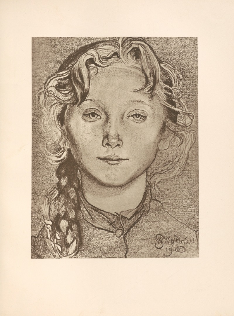 Stanisław Wyspiański - Główka dziewczynki